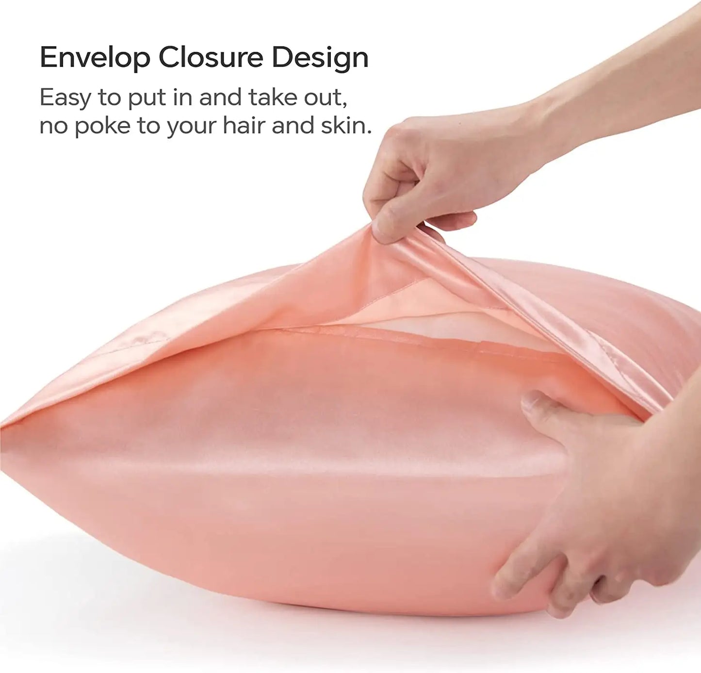 Elegant Satin Silk Pillowcase