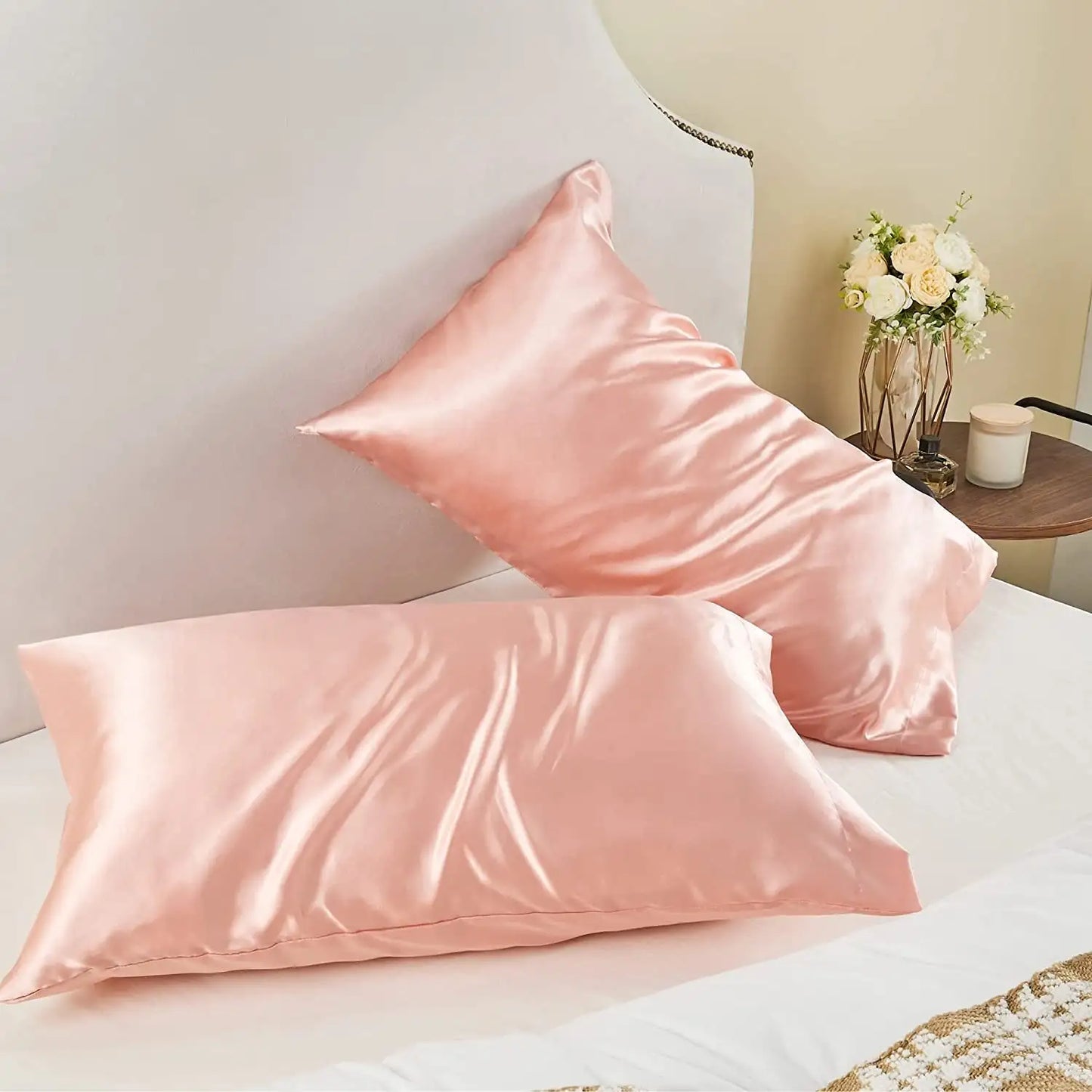 Elegant Satin Silk Pillowcase
