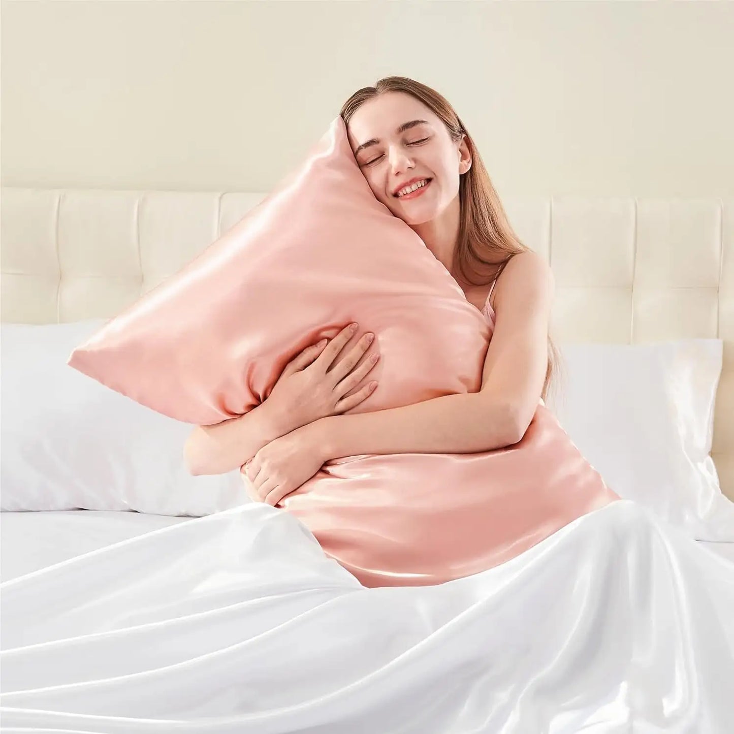 Elegant Satin Silk Pillowcase