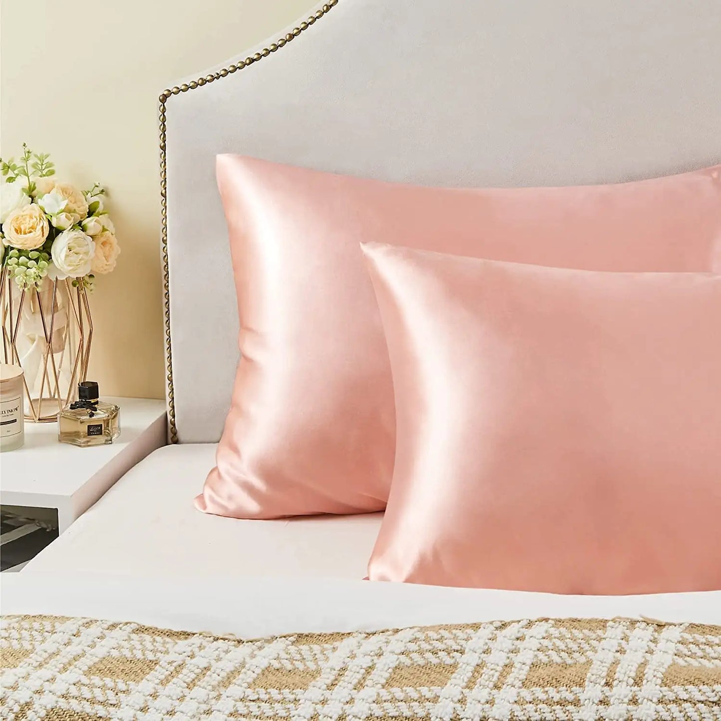 Elegant Satin Silk Pillowcase